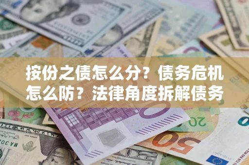 武汉按份之债怎么分？债务危机怎么防？法律角度拆解债务分配与风险自保指南