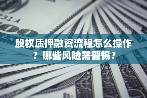 武汉股权质押融资流程怎么操作？哪些风险需警惕？