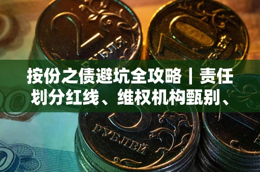 武汉按份之债避坑全攻略｜责任划分红线、维权机构甄别、纠纷处理全流程拆解