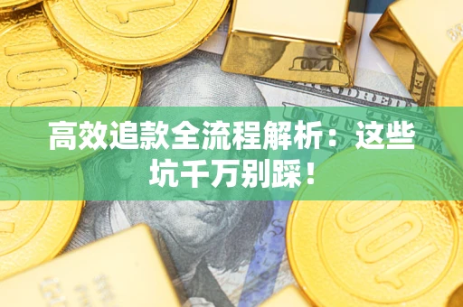 武汉高效追款全流程解析：这些坑千万别踩！