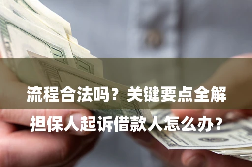 武汉

担保人起诉借款人怎么办？流程合法吗？关键要点全解析
