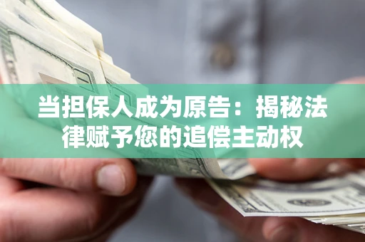 武汉当担保人成为原告：揭秘法律赋予您的追偿主动权