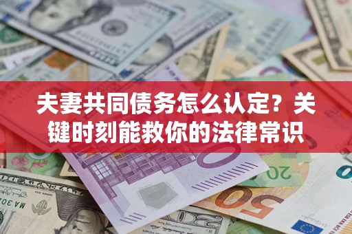 武汉夫妻共同债务怎么认定？关键时刻能救你的法律常识