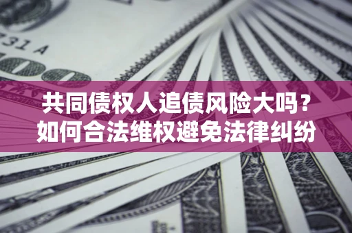 武汉共同债权人追债风险大吗?如何合法维权避免法律纠纷? 武汉共同债权人追债风险大吗?如何合法维权避免法律纠纷?
