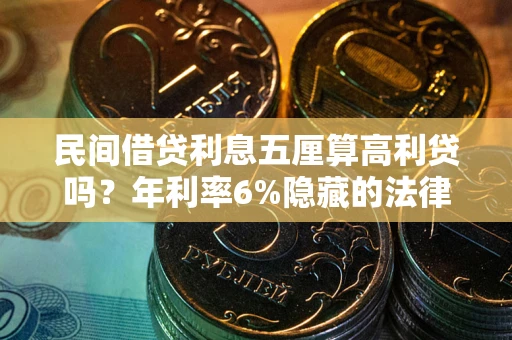 武汉民间借贷利息五厘算高利贷吗？年利率6%隐藏的法律风险全解析