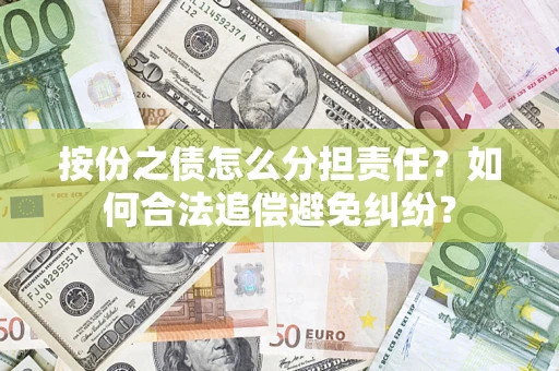 武汉按份之债怎么分担责任？如何合法追偿避免纠纷？