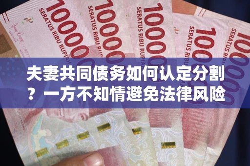 武汉夫妻共同债务如何认定分割？一方不知情避免法律风险必看！